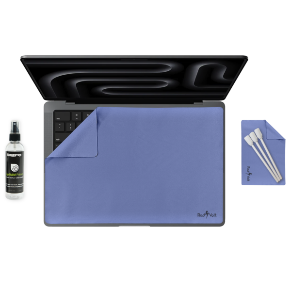 RadVolt-14-MBP-A 14″ MacBook Pro Screen Protector Keyboard Cover Wipe Cleaner – UnderWare Care Kit