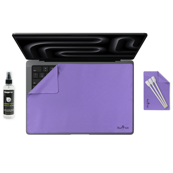 RadVolt-14-MBP-G 14″ MacBook Pro Screen Protector Keyboard Cover Wipe Cleaner – UnderWare Care Kit