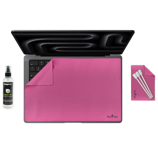 RadVolt-14-MBP-H 14″ MacBook Pro Screen Protector Keyboard Cover Wipe Cleaner – UnderWare Care Kit